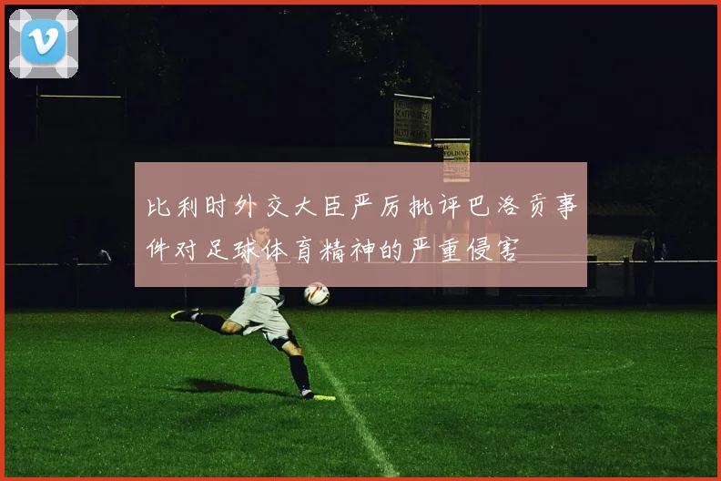 比利时外交大臣严厉批评巴洛贡事件对足球体育精神的严重侵害