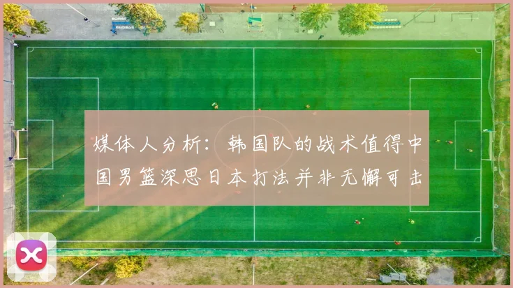 媒体人分析：韩国队的战术值得中国男篮深思日本打法并非无懈可击
